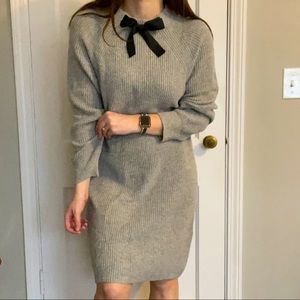 J Crew Knit Dress with bow
